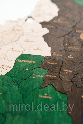 Пазл Woodary Карта Республики Беларусь / 3261 - фото 5 - id-p226845427