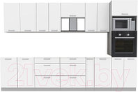 Готовая кухня Интерлиния Мила Лайт 3.2 ВТ без столешницы