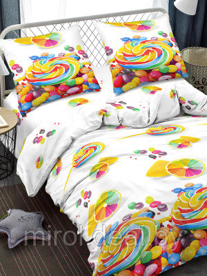 Комплект постельного белья Amore Mio Мако-сатин Candy Микрофибра 2.0 / 93790 - фото 5 - id-p226847014