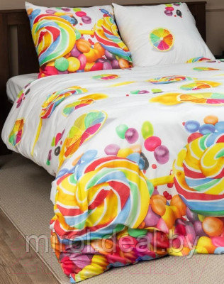 Комплект постельного белья Amore Mio Мако-сатин Candy Микрофибра 2.0 / 93790 - фото 6 - id-p226847014