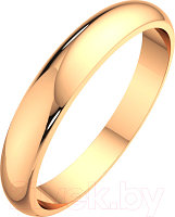 Кольцо обручальное из розового золота ZORKA 103004