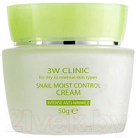 Крем для лица 3W Clinic Snail Moist Control Cream