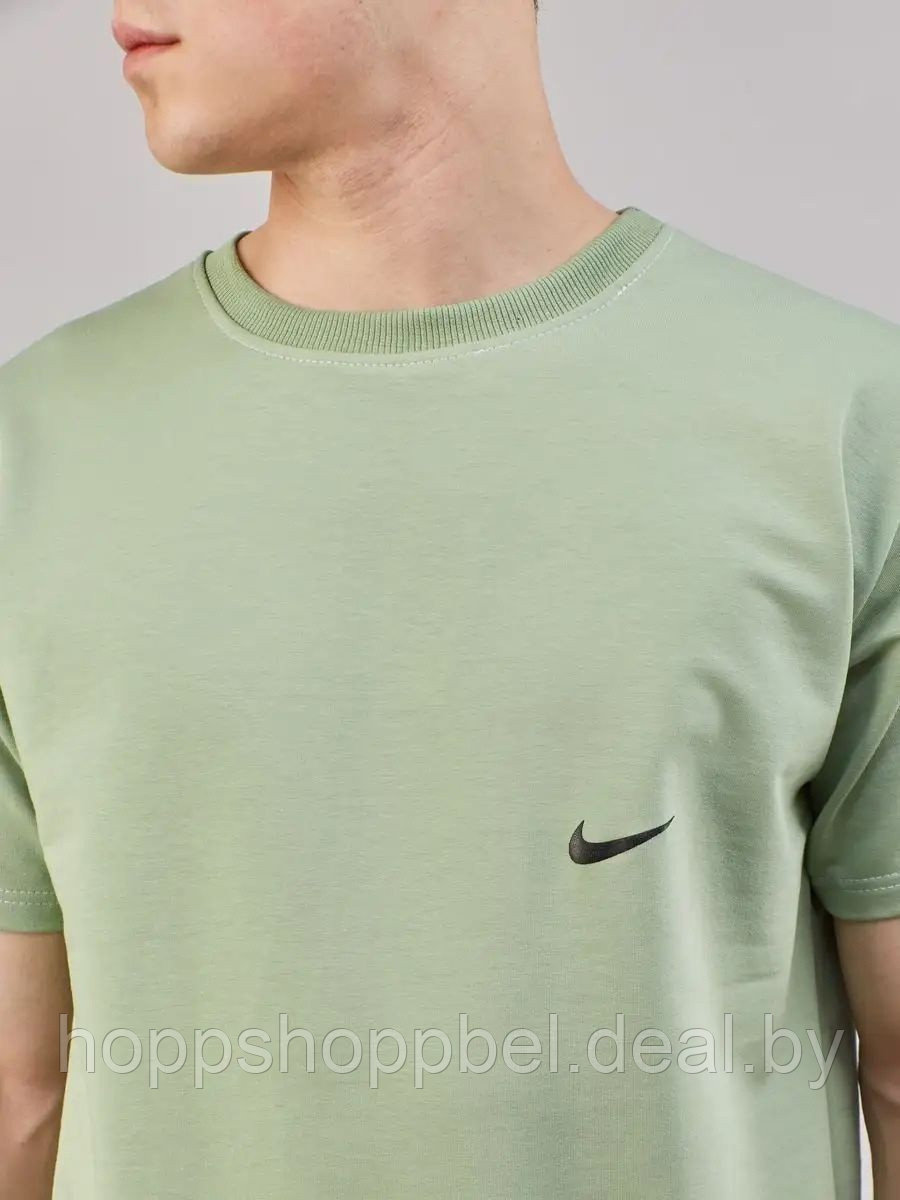 Комплект Nike (шорты + футболка) весенний / летний спортивный костюм OVERSIZE - фото 2 - id-p208114203