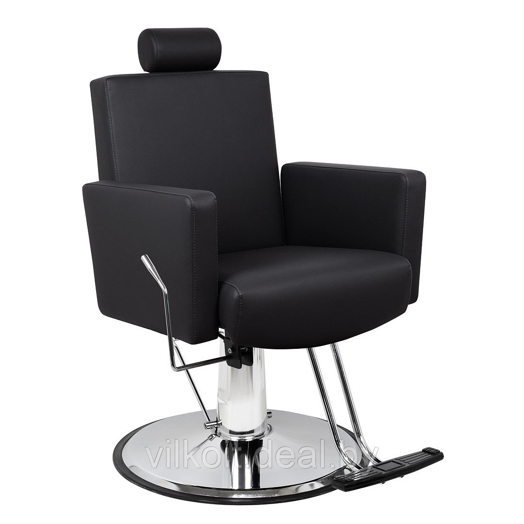 Толедо Эко парикмахерское кресло для барбершопа, черное. На заказ - фото 1 - id-p226848059