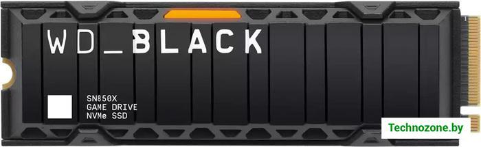 SSD WD Black SN850X NVMe Heatsink 2TB WDS200T2XHE - фото 1 - id-p226848087