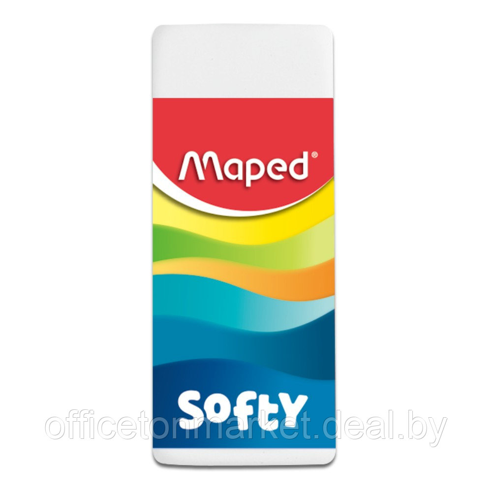 Ластик Maped "Softy", 1 шт, белый, (021529) - фото 1 - id-p137120790
