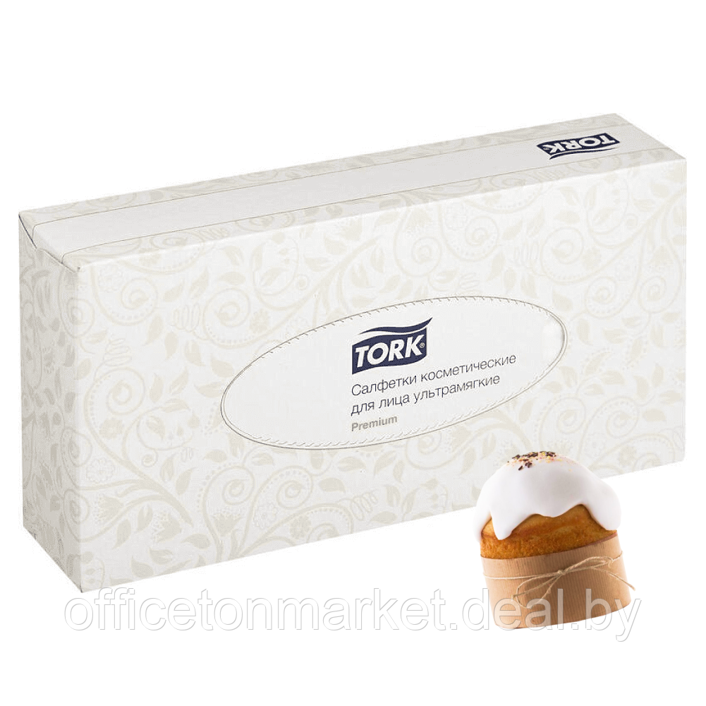 Салфетки для лица ультрамягкие "Tork Premium", 100 шт, белый (120380-00) - фото 1 - id-p189200181