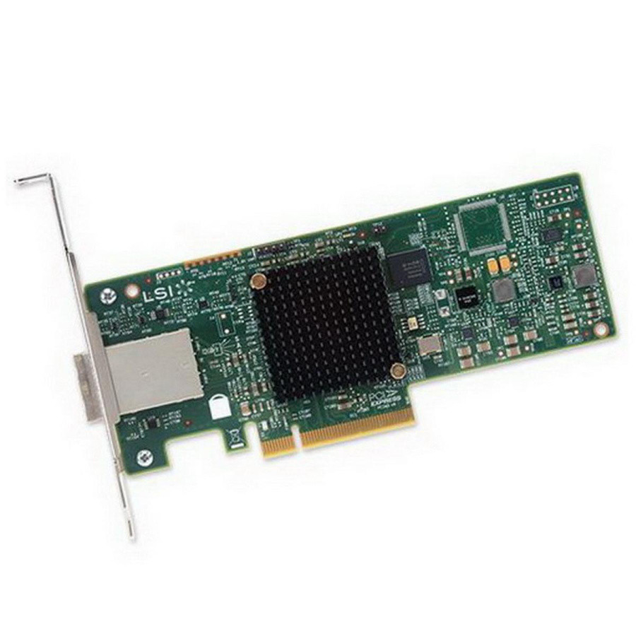9300-8E SGL (LSI00343 / H5-25460-00 / H3-25460-00H) PCIe 3.0 x8 LP, SAS/SATA 12G HBA, 8port(2*ext SFF8644), - фото 1 - id-p226848971