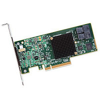 9341-8i SGL (LSI00407 / 05-26106-00) PCIe 3.0 x8 LP, SAS/SATA 12G, RAID 0,1,5,10,50, 8port(2*int SFF8643),