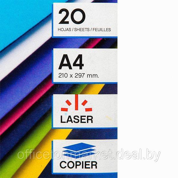 Влагоустойчивые серебрянные этикетки для лазерного принтера "Apli", 63.5x59.6 мм, 20 листов, серебристый - фото 2 - id-p223000097