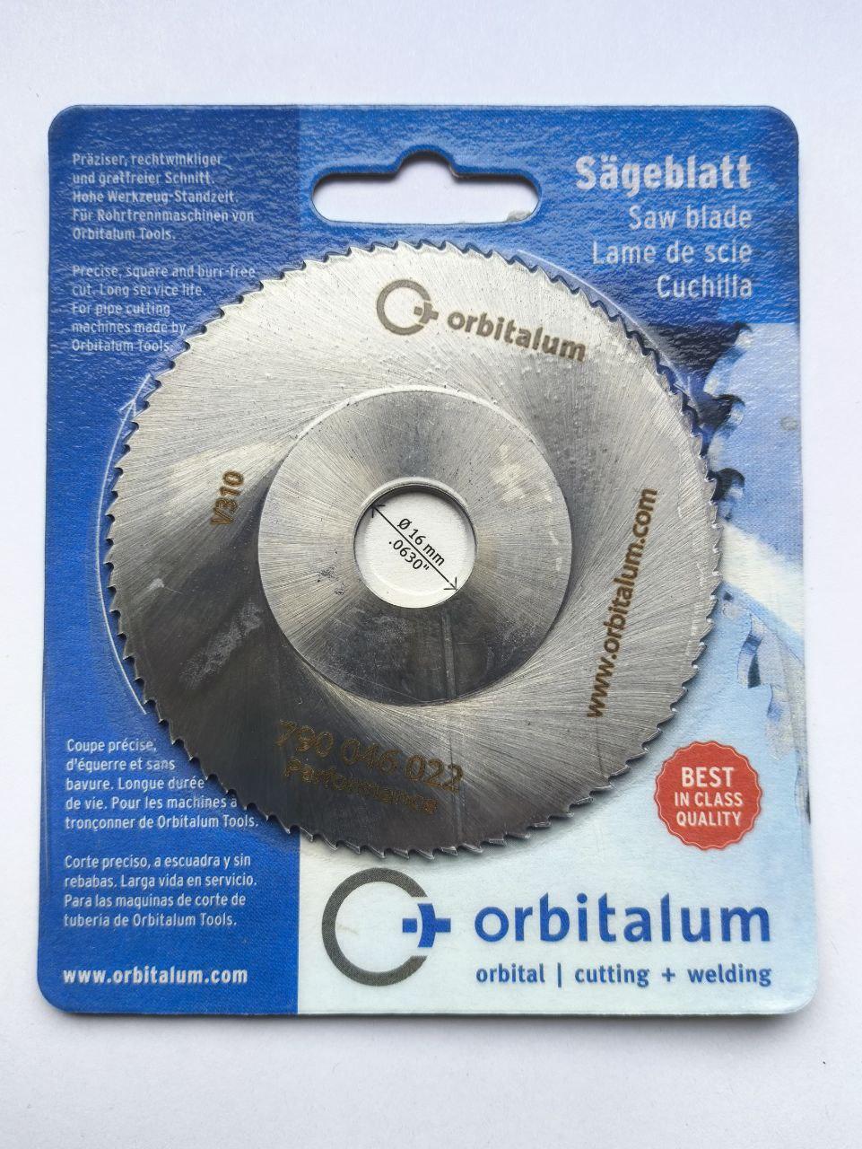 Пильный диск (фреза) для орбитального трубореза Orbitalum, d 80 толщина стенки трубы 1,2 - 2,5 мм (z-80) - фото 1 - id-p226851414