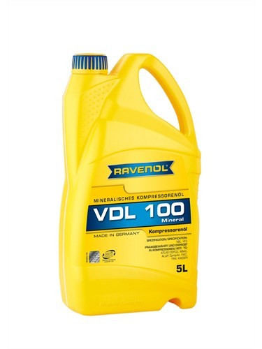 VDL 100 RAVENOL Компрессорное масло Kompressorenoil, 5л - фото 1 - id-p226851846