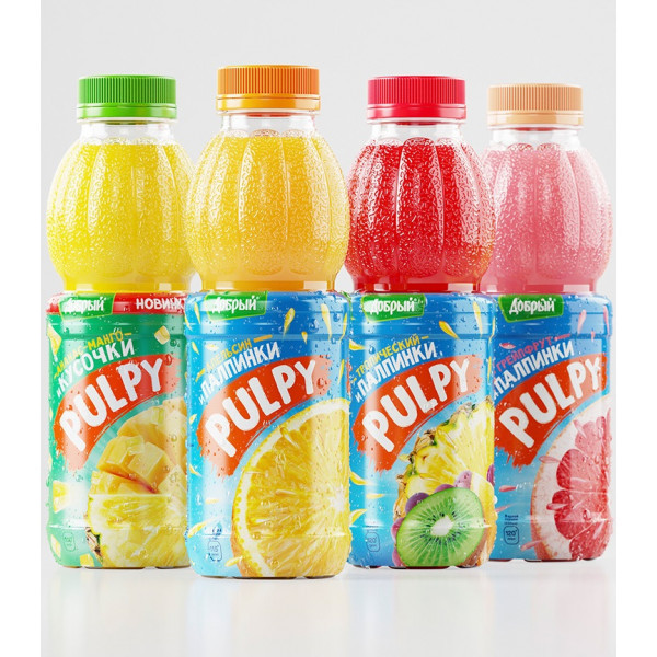 Напиток Pulpy апельсин с мякотью 0,45л - фото 2 - id-p226852392