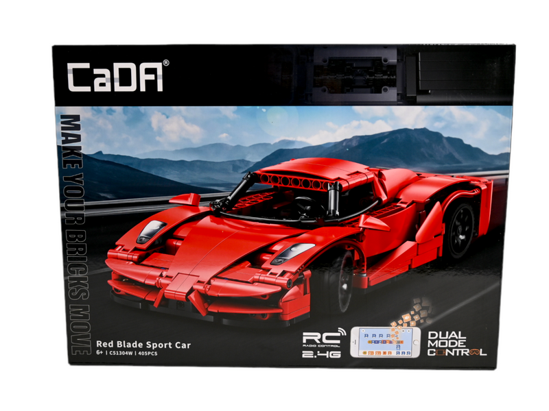 Радиоуправляемый конструктор CaDA спортивный автомобиль Red Blade (432 детали) - фото 7 - id-p226852665