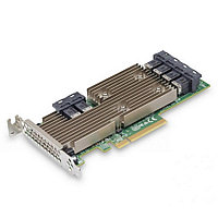 HBA-адаптер Broadcom 9305-24i SGL (05-25699-00 / 03-25699-02007) PCIe 3.0 x8 LP, SAS/SATA 12G HBA,