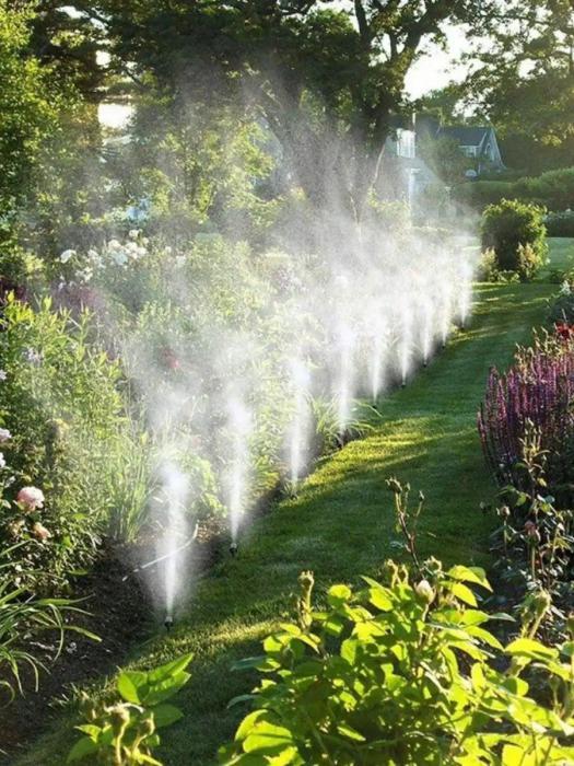 Капельный полив для теплиц сада огорода газона дачи Автополив дождеватель Система автоматического полива Туман - фото 7 - id-p226853137
