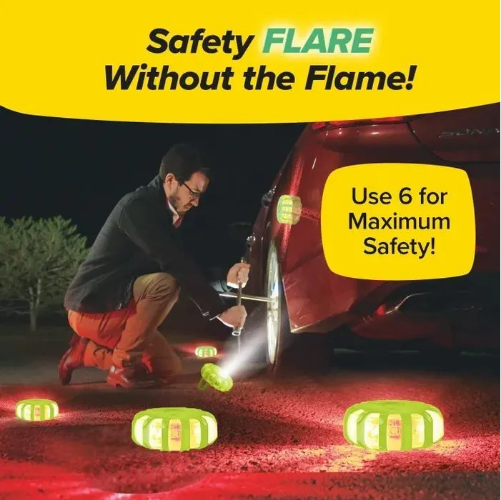 Магнитный аварийный светодиодный фонарь Lizard Flare (9 режимов) - фото 9 - id-p224286909
