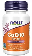 Коэнзим Co Q10 100мг NOW Foods, 30 капс.