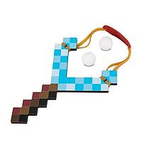 Алмазная рогатка Майнкрафт (Minecraft) с фигуркой