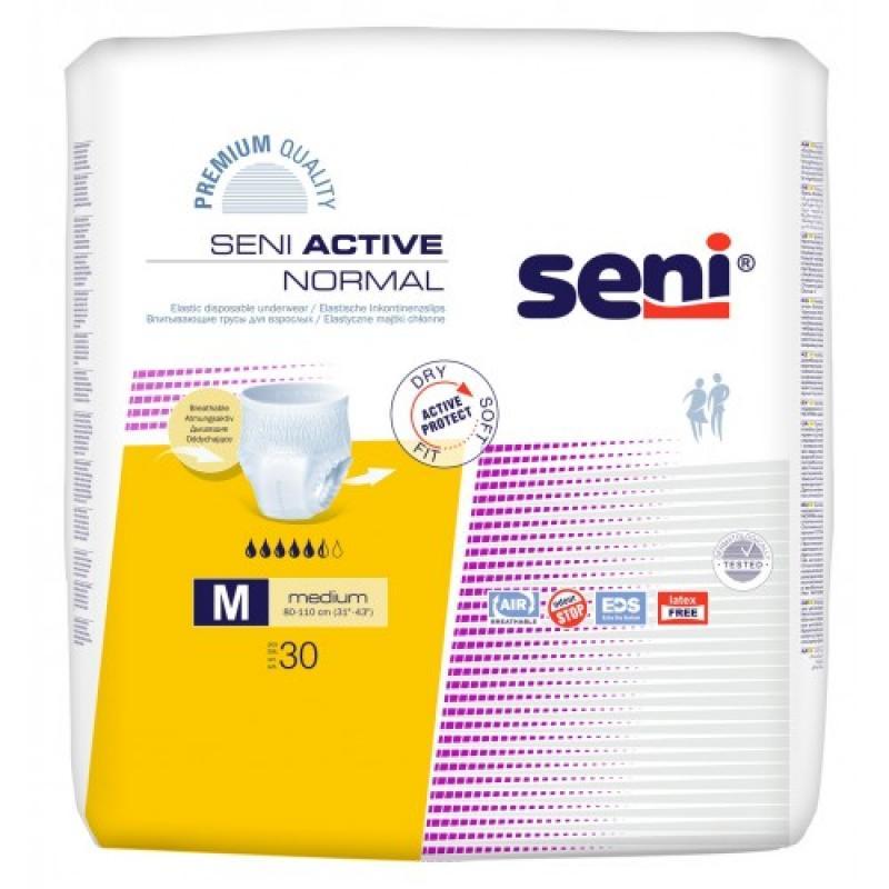 Впитывающие трусы для взрослых Seni Active "Normal Extra Medium", 10 шт - фото 1 - id-p226853898