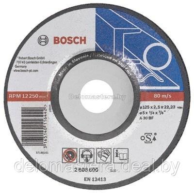Отрезной круг, прямой, по металлу Bosch Professional 125х2,5х22мм д/мет 2608600394 - фото 1 - id-p226853981
