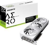 Видеокарта NVIDIA GeForce Gigabyte RTX 4070 SUPER AERO OC 12G (GV-N407SAERO OC-12GD) 12Gb GDDR6X HDMI+3xDP