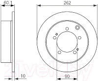 Тормозной диск Bosch 0986479603