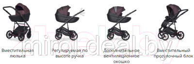 Детская универсальная коляска Riko Basic Pacco 3 в 1 - фото 6 - id-p226858994