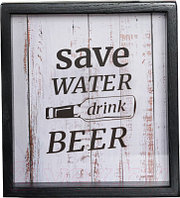 Копилка для пробок Richwood Save Water / beer2626-3g/black