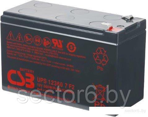 Аккумулятор для ИБП CSB UPS123607 F2 (12В/7.5 А·ч) - фото 1 - id-p226859906