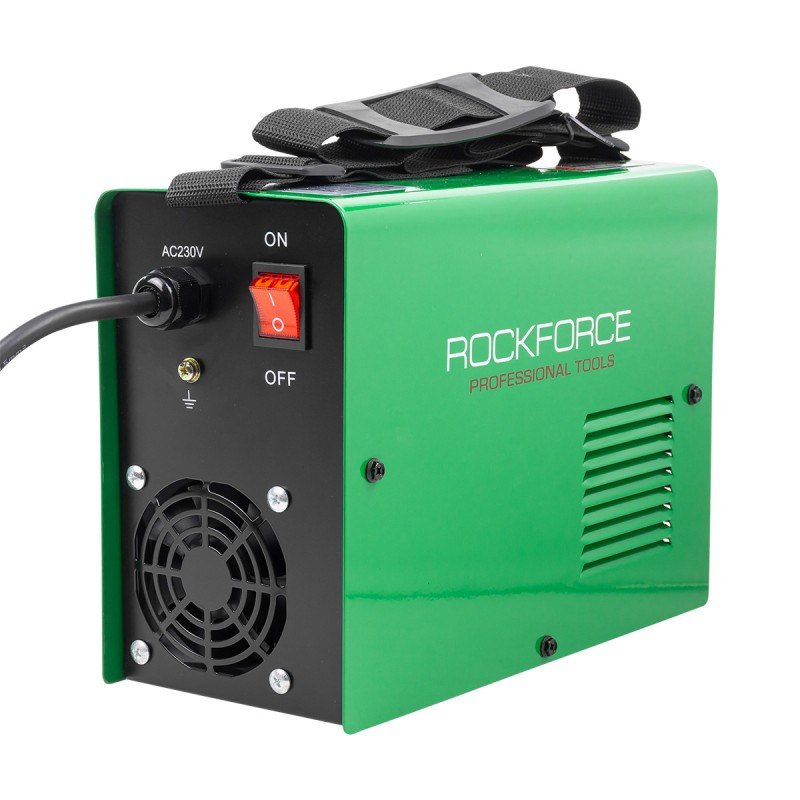 Сварочный аппарат RockForce RF-MMA-220 (4.5кВт, 230В, диаметр электрода - 1.6-4мм, сварочный ток - 20-220А) - фото 2 - id-p226860252