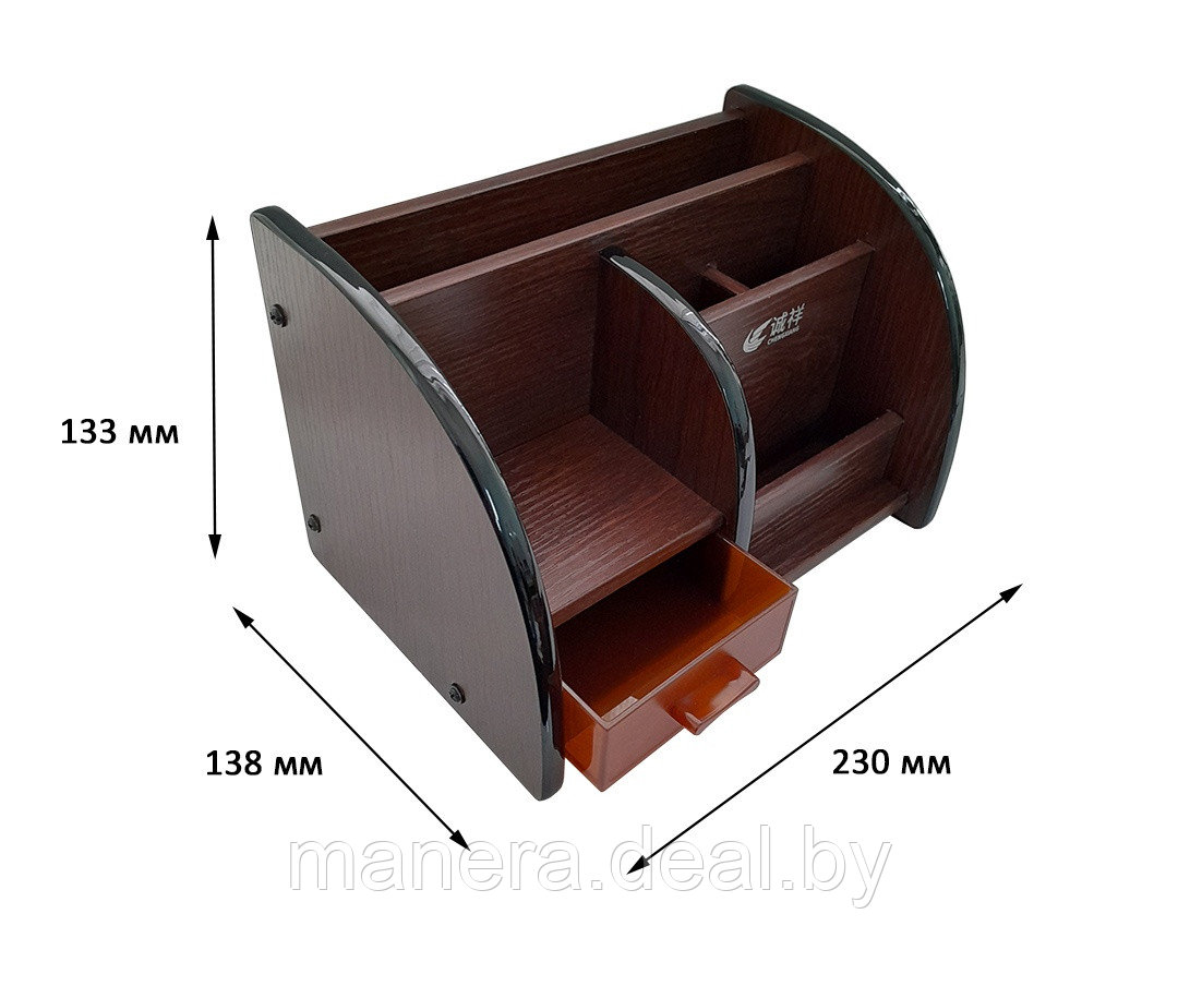 Подставка для канцелярских принадлежностей, деревянная - фото 2 - id-p3108297