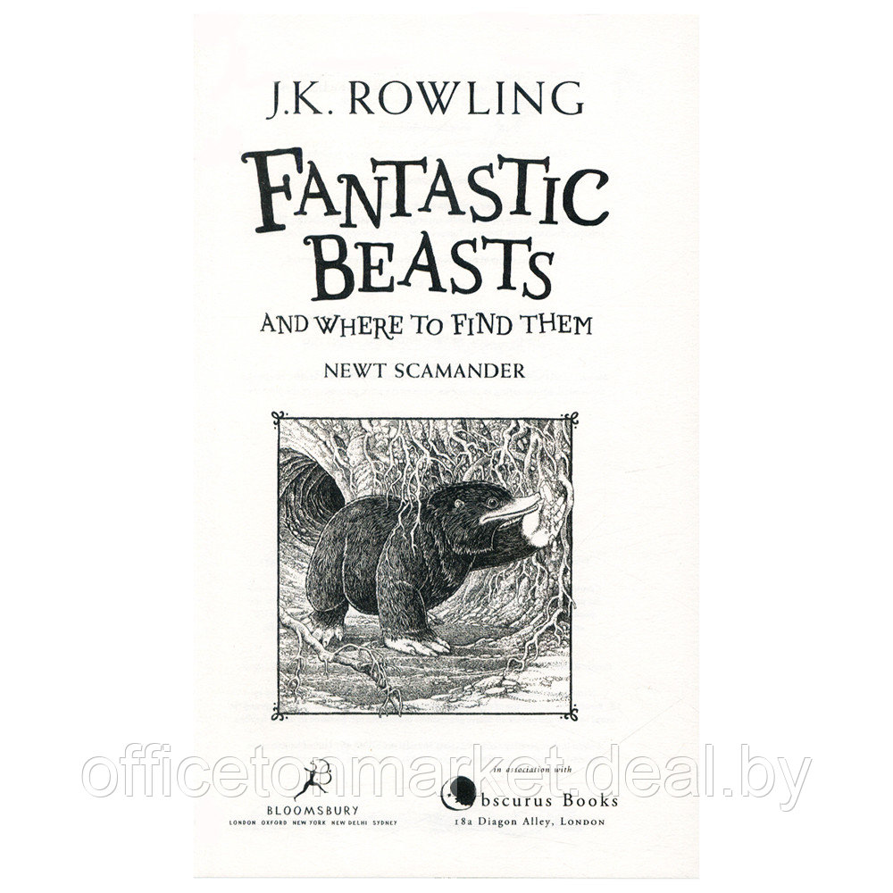 Книга на английском языке "Fantastic Beasts and Where to Find", Rowling J.K. - фото 3 - id-p226448296