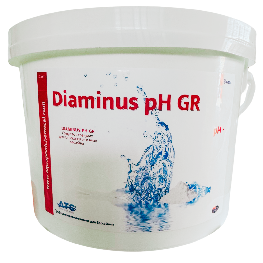 Средство для снижения рН в гранулах DIAMINUS PH GR ATC 2.5кг - фото 1 - id-p226841931
