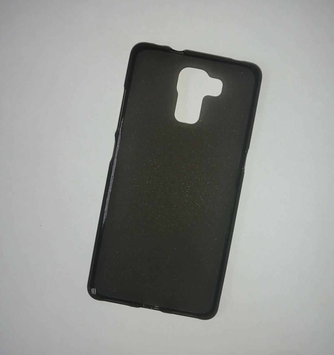 Чехол-накладка для Huawei Honor 7 (силикон) серо-коричневый - фото 1 - id-p43137578