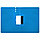 Планшет с прижимом + крышка А4, горизонтальный, синий, фото 3