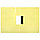 Планшет с прижимом + крышка А4, горизонтальный, светло-желтый, фото 3