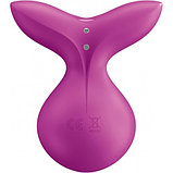 Перезаряжаемый мини-массажер Satisfyer Viva La Vulva 3 малиновый, фото 5
