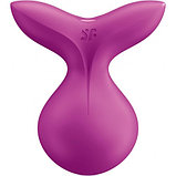 Перезаряжаемый мини-массажер Satisfyer Viva La Vulva 3 малиновый, фото 3