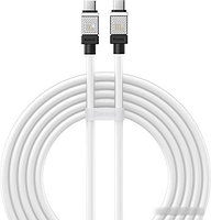 Кабель Baseus CoolPlay Series Fast Charging Cable 100W USB Type-C - USB Type-C (2 м, белый)