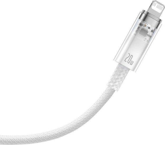 Кабель Baseus Explorer Series Fast Charging Cable with Smart Temperature Control 20W USB Type-C - Lightning (1 - фото 2 - id-p226861371