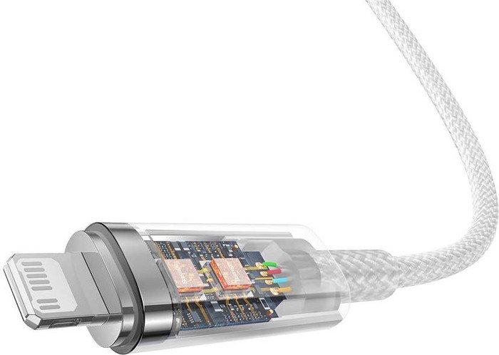 Кабель Baseus Explorer Series Fast Charging Cable with Smart Temperature Control 20W USB Type-C - Lightning (1 - фото 5 - id-p226861371