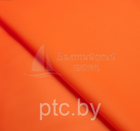 Ткань Оксфорд-210 ПУ1000 цв. флуоресцентный флуор. оранжевый, фото 2