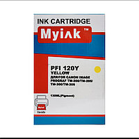 Картридж PFI-120Y/ 2888C001 (для Canon imagePROGRAF TM-200/ TM-300) MyInk, жёлтый
