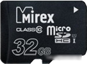 Карта памяти Mirex microSDHC UHS-I (Class 10) 32GB [13612-MCSUHS32] - фото 1 - id-p226861456