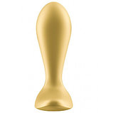 Анальная смарт-втулка с вибрацией и стимулятором промежности Satisfyer Intensity Plug Yellow, фото 8