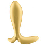 Анальная смарт-втулка с вибрацией и стимулятором промежности Satisfyer Intensity Plug Yellow, фото 3