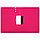 Планшет с прижимом + крышка А4, горизонтальный, розовый, фото 3