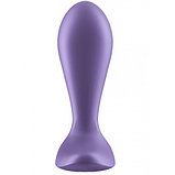Анальная смарт-втулка с вибрацией и стимулятором промежности Satisfyer Intensity Plug Violet, фото 5
