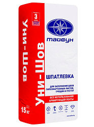 Гипсовая шпатлевка для заделки стыков Тайфун Мастер Уни-Шов, 15 кг, РБ